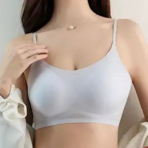 노와이어 브라 편한 런닝 브라탑 심리스 부유방커버 속옷 (WFJ4RXO)