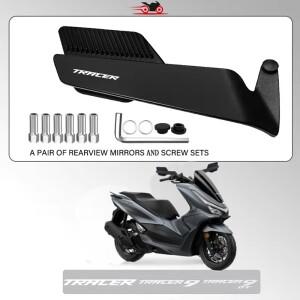 야마하 트레이서 9 GT 900 700 트랙 인증 와이드 앵글 바이크 오토바이 고정 윈드 윙 백미러