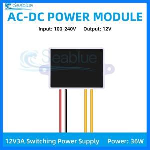 AC-DC 전원 모듈 AC 100-240V 220V 12V 3A 24V 1.5A 36W 스텝 다운 모듈 전압 안정화 스위치 전원 공급 장