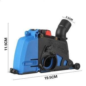 125/150mm 이중 블레이드 커팅 더스트 슈라우드(앵글 그라인더용 부착물 포함) 디스크 커버 컬렉터