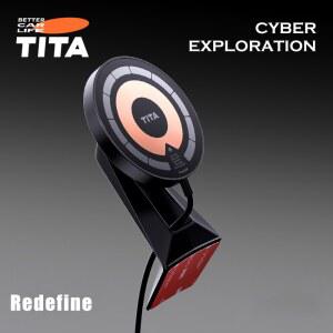 모델 15W 자기 무선 홀더 전화 마운트에 충전기 자동차 매력 탐색