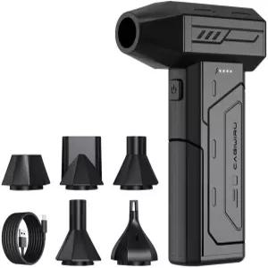 압축 공기 먼지 제거기 130000RPM 초강력 무선 충전식 브러시리스 송풍기 LED 조명이 있는 기어 조절식