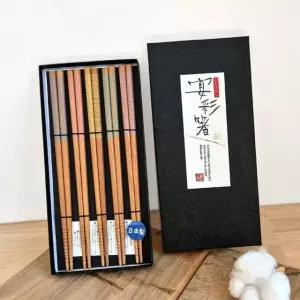 요리원목젓가락 선물 고급 위생적인 우아한 조리젓가락 5p 파스텔 (WFJ6ZDW)