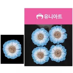 조화꽃 투톤 소 하늘 마국화 (WFJS73O)