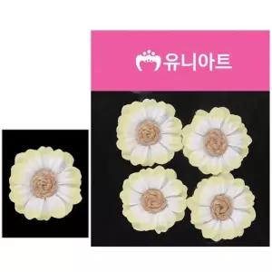 마국화 투톤 미색 소 조화꽃 (WFJS73R)