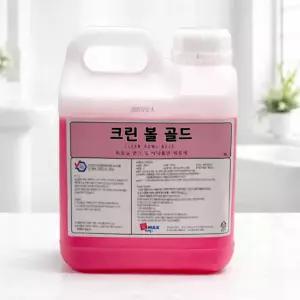 크린볼 골드 4L 변기 화장실 세정제 바닥 줄눈 물때 찌든때 제거