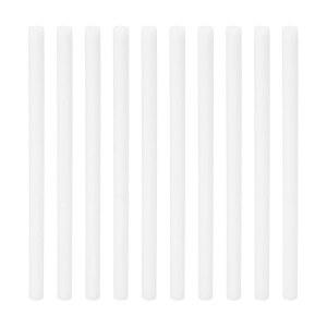 패티킬 면 필터 스틱, 10개 리필 스틱 필터, USB 미니 휴대용 디퓨저 교체용(5.31인치 x 0.28인치), 화이트