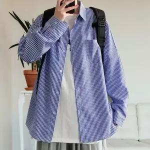 남자 모던 클래식 체크패턴 포인트 긴팔셔츠 DMS-SHA-Q4263058