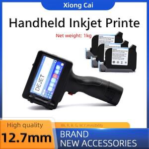 QR 바코드 배치 날짜 번호 로고 만 호환료 코딩 기계용 12.7mm 휴대용 잉크젯 프린터 2588+ 비암호화 25개