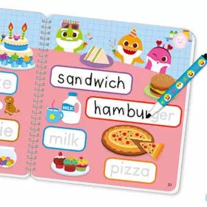 쓰고지우는 핑크퐁 알파벳 놀이책 팬세트 공부장난감 4세