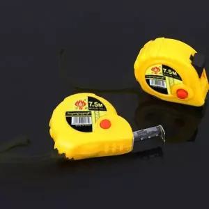 가정용스틸줄자 전문가 목공 일시정시 손목스트랩 현장자동줄자 7.5m (WFJ7C4P)