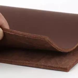 인조가죽시트지 가죽 수선패치 3mm 깊이의 갈색 헤드 레이어 노란색 소가죽 식물성 천연 단단한 칼집 테이