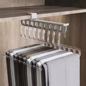 무타공 인출식 바지걸이 슬라이딩 레일 행거 옷걸이 인출식바지걸이 인출식행거