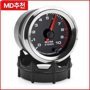 자동차 타코미터 7색 백라이트 2인치 52mm 0~10X1000 RPM 게이지 4 6 8기통 휘발유 차량용 12V