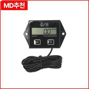 최신 디지털 엔진 Tach Hour Meter 타코미터 게이지 유도 디스플레이 오토바이 모터 해양 전기 톱 구덩이