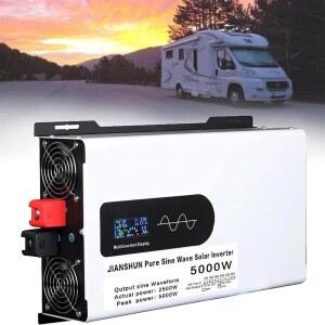 인버터, 5000W 전력, DC 12V, 24V, 48V, 72V, AC 220V, 50HZ 보조배터리 컨버터