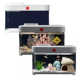 아쿠아포닉스 어항 물갈이필요없는 생태어항원터치 스마트 소형 탁상형 7