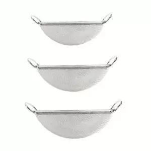 양손잡이 스텐 채반 3종세트 건지개 튀김 체반 업소용