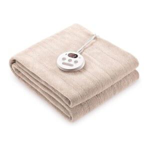 온열 매트리스 패드 트윈 사이즈 컴포트 코랄 플리스 10가지 난방 레벨 및 10시간 자동 차단, 컨트롤러가 있는 전기 침대 워머 패드, 최대 15인치 딥 포켓, 세탁기 사용 가능