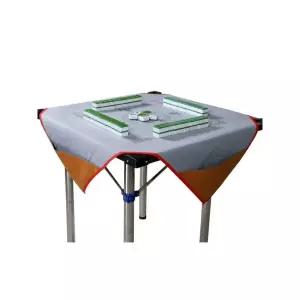최고급 마작 테이블보 보드게임 원형 전용 테이블용 카지노 전통 그레이 중간