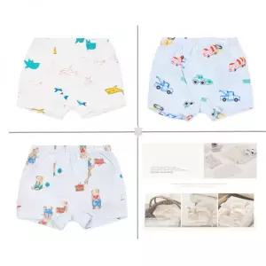 오가닉맘 오샤크+레인보카+애플워니남아드로즈 사각팬티 3종세트 MLSUDW12