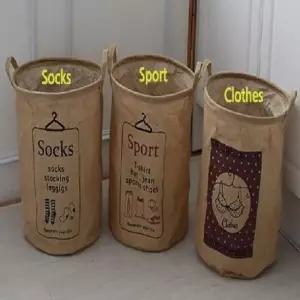 S 빈티지 빨래 분리수거함 3종 택1 빨래바구니 (WFKADWU)