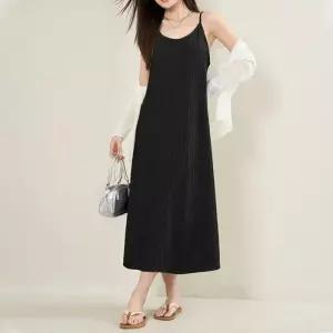 a라인원피스 끈나시 a롱원피스 나시롱원피스 끈나시원피스 여름원피스