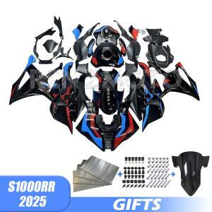 호환 bmw[호환] S1000RR 2025용 대형 연료 탱크 페어링 오토바이 세트 바디 키트 장식 플라스틱 가드 플레이트 액세서리 쉘 인젝션