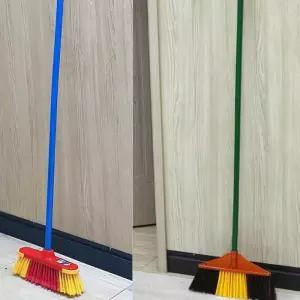 긴빗자루 청소 롱 쓸기 먼지 청소빗자루 긴 실외 베란다 마당 갈대