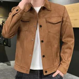 [프로셀러] 벨벳자켓 아우터 남성 가을 스웨이드 남자 트러커자켓