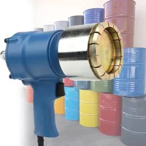 아시비르데 공압 오일 드럼 캡핑 기계 휴대용 전기 병 조절 가능한 기밀성 액체 포장에 적합. (45mm)