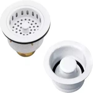 웨스트브라스 A2165-50 4-1 /4 OD 포스트 스타일 대형 주방 바구니 스트레이너 폐기물 처리 플랜지 및