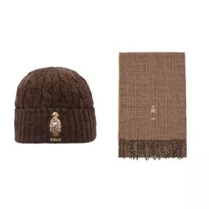 [폴로] 남녀공용 찰스 베어 기프트 세트 목도리 머플러(PC1460 203)