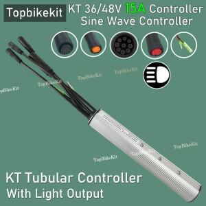 KT 튜블러 컨트롤러 키트 36V/48V 15A +TF04+스로틀+PAS+12PAS+브레이크+1T2 연장 케이블/ 전기 자전거 250