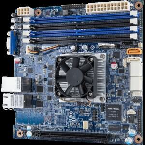 기가바이트 미니 소형 호환 ITX NAS 서버 마더보드 CPU 제온 D-1521 2xRJ45 10G LAN IPMI DDR4 ECC RAM PCI