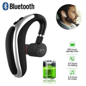 미니 소형 호환 싱글 이어 블루투스 5.0 헤드셋 마이크 포함 차량용 비즈니스 무선 훅 이어버드 소음 감소