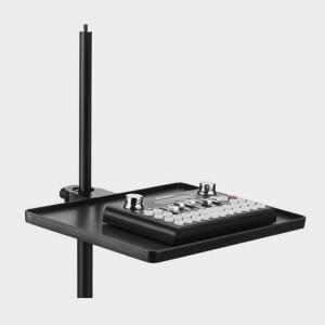 플라스틱 마이크 스탠드 트레이 조절 가능 높이 라이브 사운드 카드 홀더 카메라 폰 방송 장비용