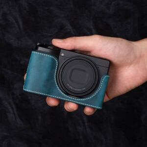 [호환품]GR4 수제 카메라 가방 GRIII 천연 가죽 바디 케이스 리코 IV GRIV 보호