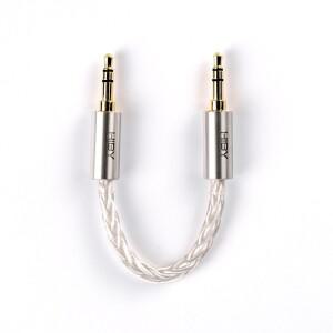 [호환품]HiBy AUX HiFi 오디오 케이블 남성 금도금 구리 잭 3.5mm / 4.4mm R2 R3 R5 R6 R8 MP3 음악 플레이