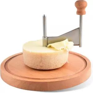 시니안야 치즈 커러 비치 우드-스테인리스 스틸 - 테테 드 모인 커러와 초콜릿 쉐이빙 지롤 면도기에 가장