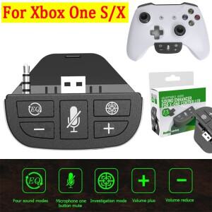 헤드폰 게임 컨트롤러 사운드 인핸서 Xbox One S X XSX ELITE 게임패드 헤드셋 어댑터 3.5mm 오디오 잭 포