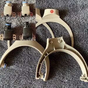 [호환품]교체 헤드셋 브래킷 U 모양 힌지 밴드 커버 WH-1000XM4 WH1000xm4 수리 부품 키트 용 회전 샤프트