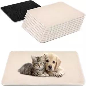 기니피그 케이지 침구용 드라이다이어트 8Pcs 라이너 재사용 가능한 토끼 애완동물 패드 세척 훈련 동물