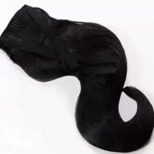 [하프클럽/]부분 가발 포니테일 네추럴 브라운 헤어피스 스타일링 보조 용