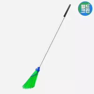 [월드크린] 개량비 소 골지 알루미늄 도로 빗자루 싸리비 도로비 실외 마당 제설