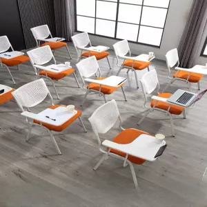 접이식 일체형 책걸상 학원 수강 간이 의자 강의 강의실