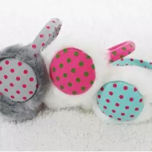 (선택 도로시땡땡이귀마개(색상랜덤))재고정리 땡땡이 패션 방한 귀마개 겨울 도트 귀마개