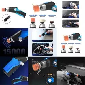 광택기 자동차 왁싱 폴리싱 유막제거 U2JC 연마 기계 무선 폴란드어 스크래치 수리 도구 폴리 셔 12V 2000m