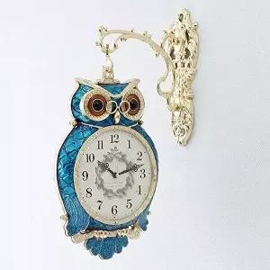 퍼블릭아트 스마트 부엉이 양면시계 블루 (KYR-WF36B75)
