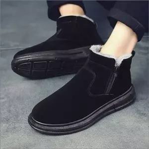 3컬러 털부츠 남자 겨울신발 스웨이드 방한 기모신발